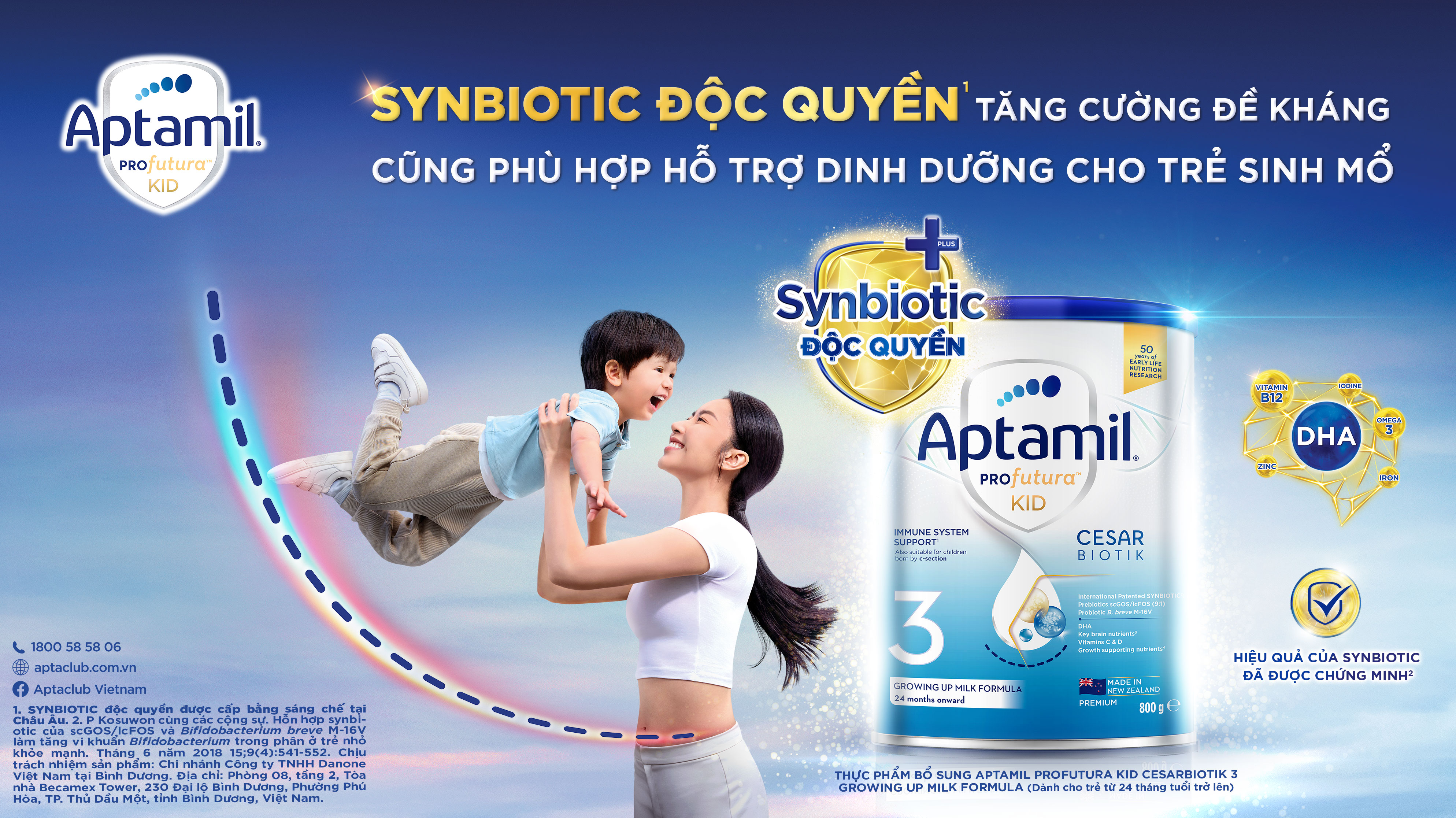 Sữa Aptamil New Zealand 3