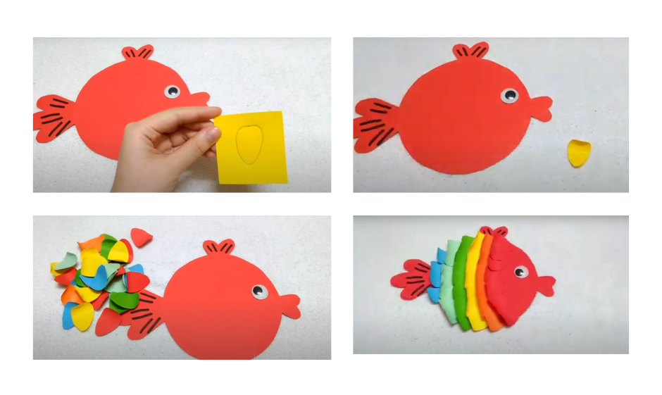 Bạn có thể biến tấu màu sắc giấy bìa và sticker theo sở thích của bé