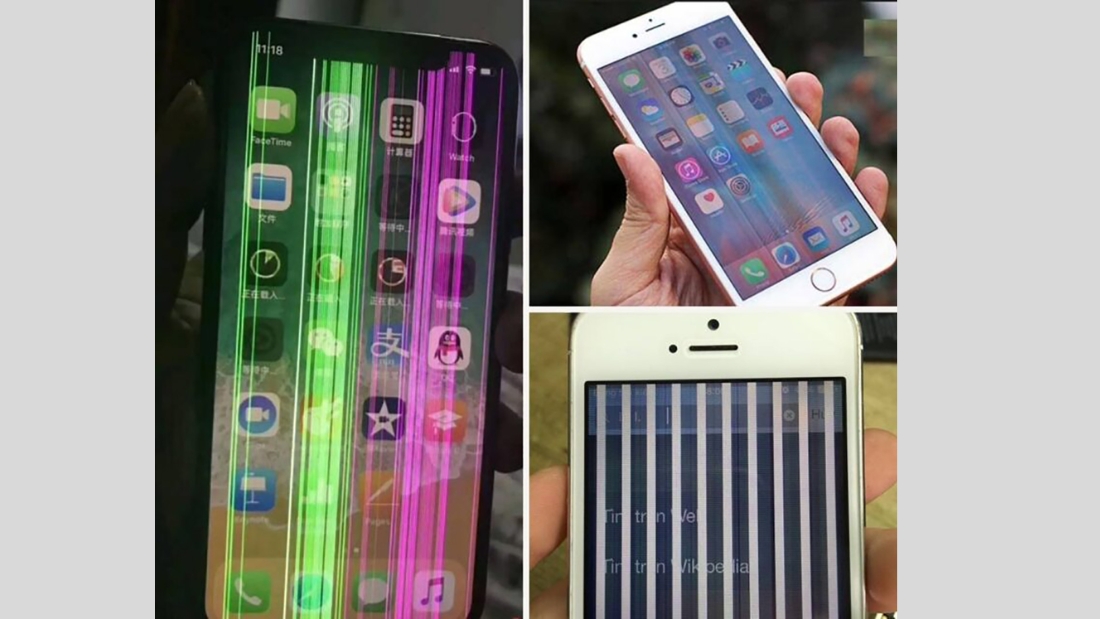 M&agrave;n h&igrave;nh xuất hiện sọc ngang, sọc dọc