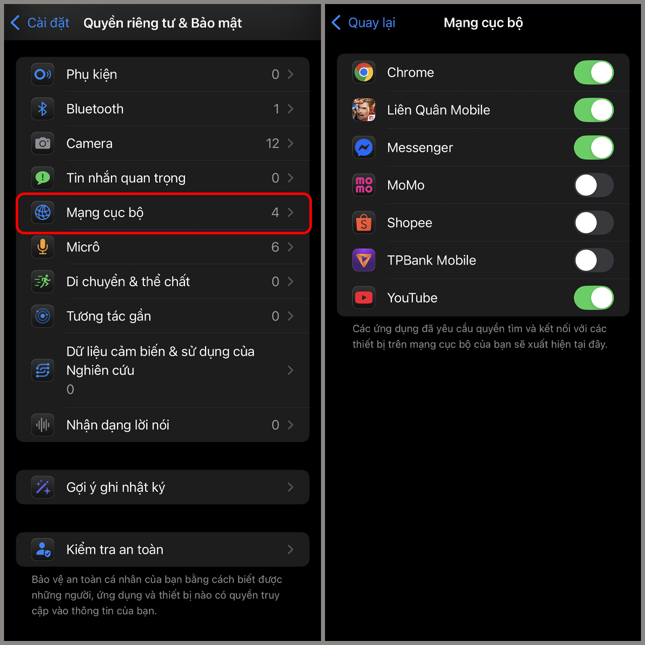 Mạng cục bộ iPhone là gì