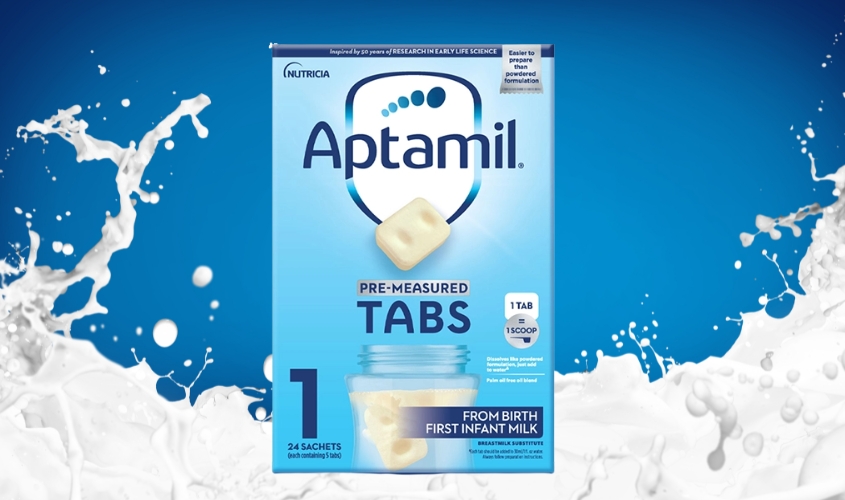 Sữa bột dạng thanh Aptamil Pre-Measured Tabs số 1 552g (0 - 6 tháng)