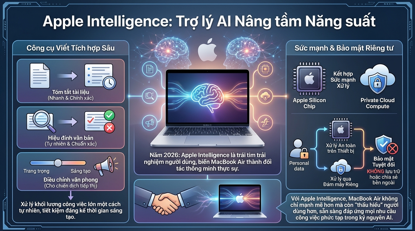 Apple Intelligence: Trợ lý AI nâng tầm năng suất Apple Intelligence: Trợ lý AI nâng tầm năng suất