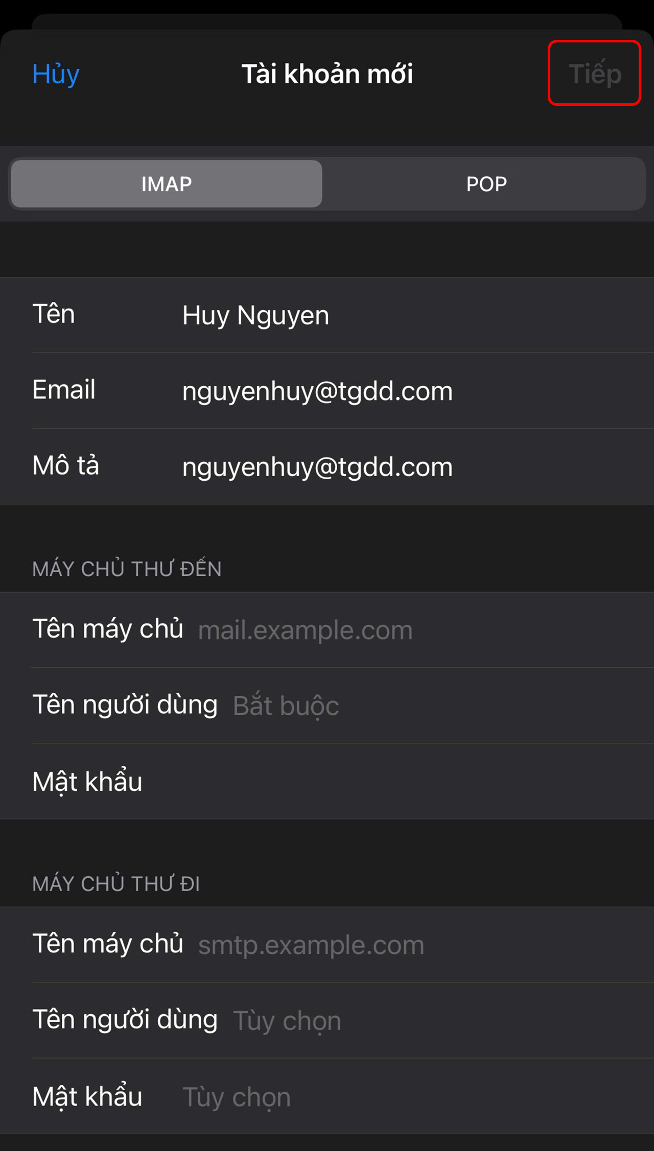 Máy chủ IMAP trên iPhone là gì Máy chủ IMAP trên iPhone là gì