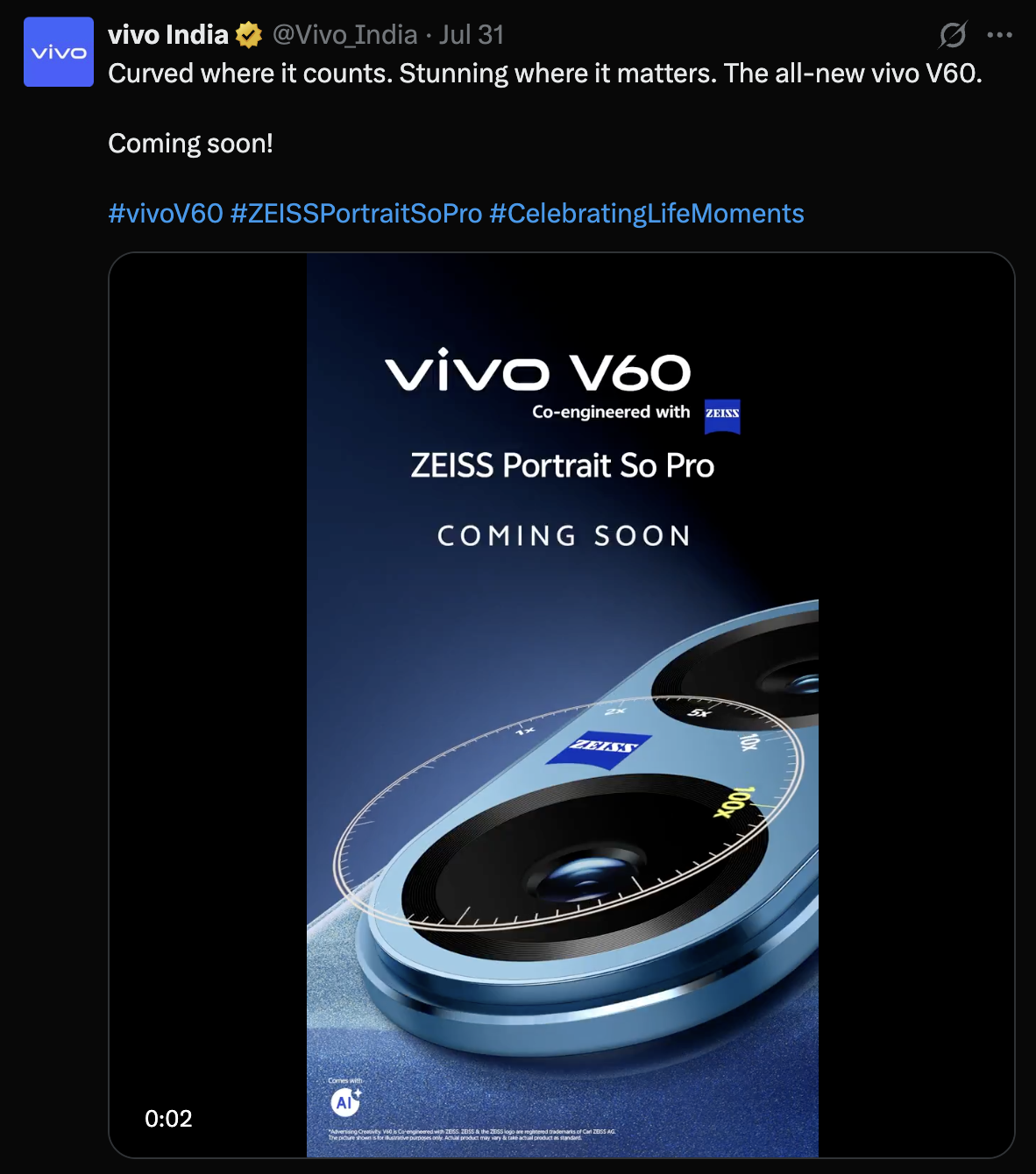 Vivo V60 Vivo V60