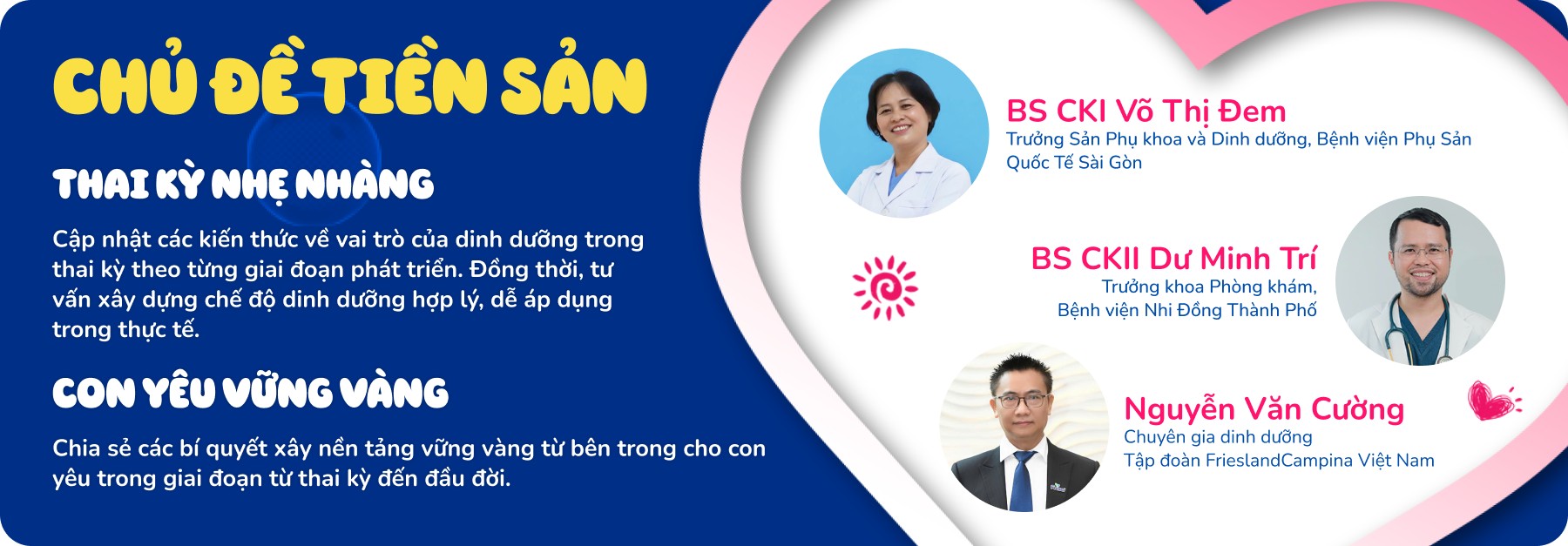 Khách mời trong buổi Hội thảo tiền sản