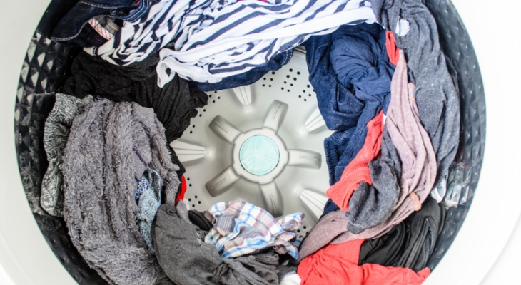 Đảm bảo vắt khô quần áo trước khi bỏ vào máy sấy