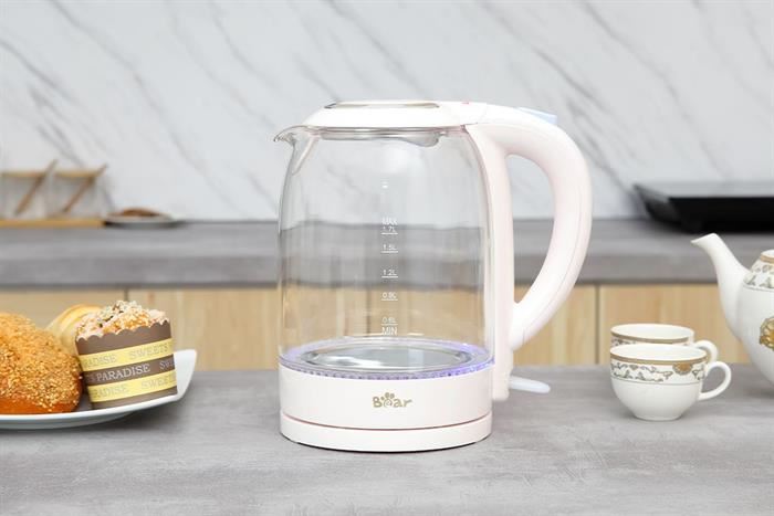 Ấm siêu tốc Bear ZDH-A17L1 sang trọng với thân thủy tinh trong suốt