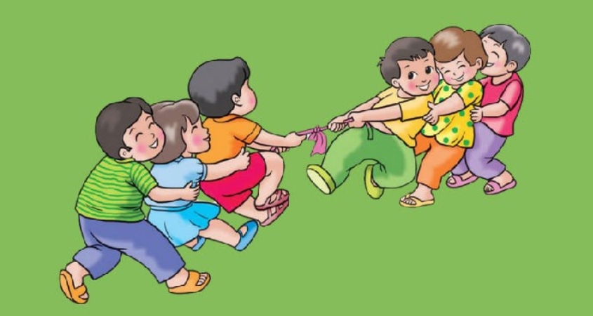 Hình minh hoạ trò chơi kéo co