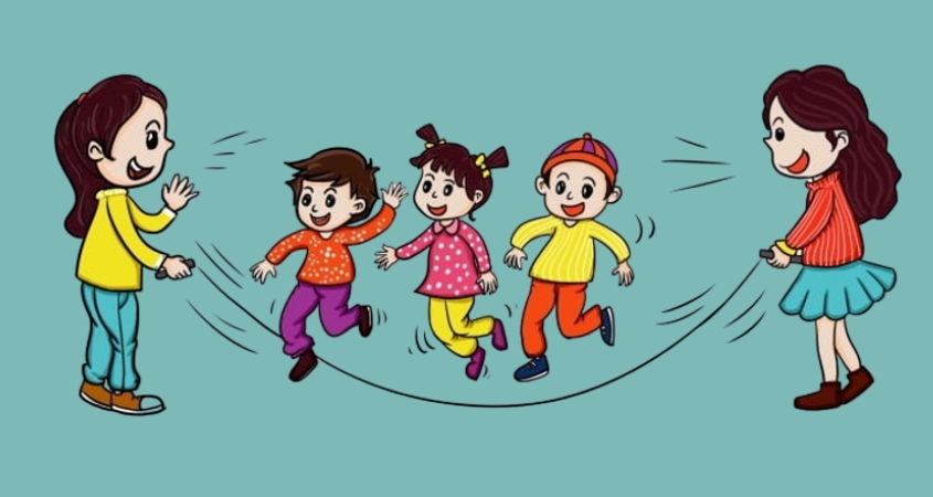 Hình minh hoạ trò chơi nhảy dây
