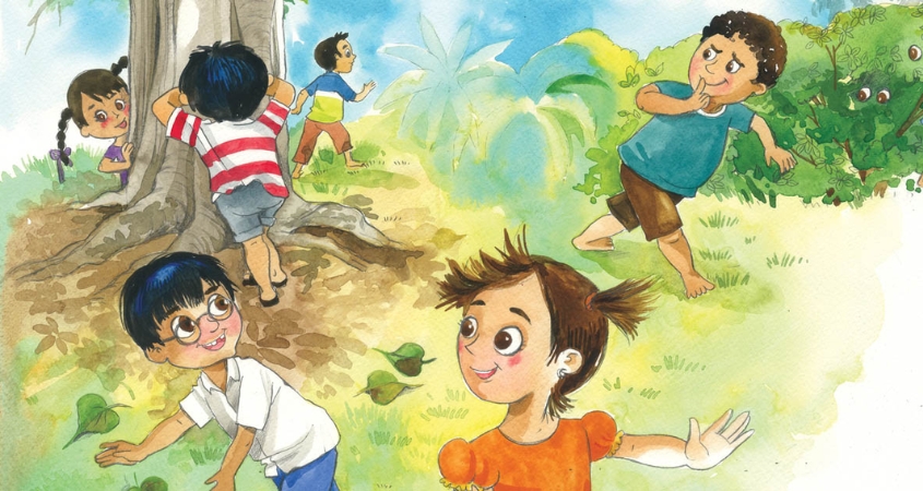 Hình minh hoạ trò chơi trốn tìm