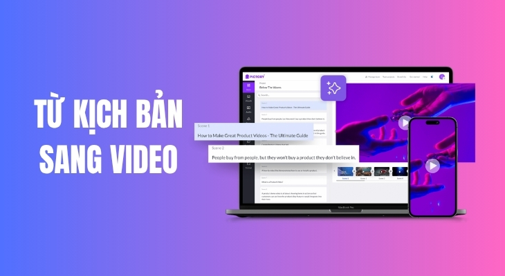 Pictory AI chuyển từ kịch bản sang video một cách nhanh chóng theo ý muốn của bạn