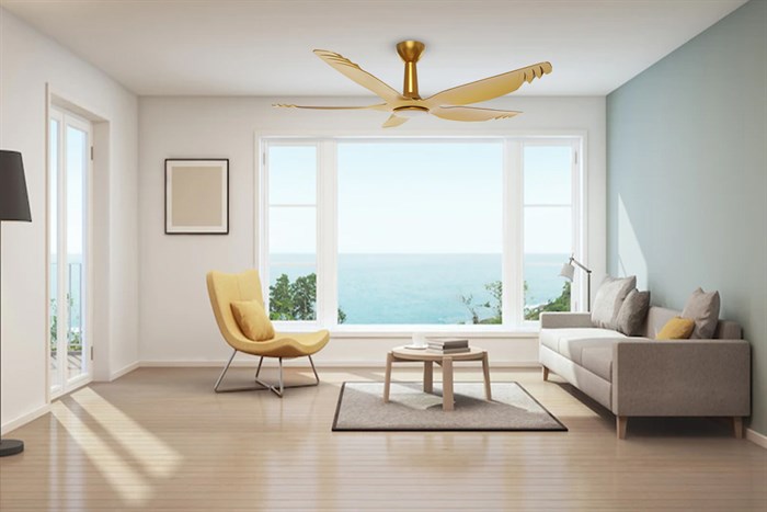 Quạt trần 5 cánh ACF04D605 có đèn LED, điều khiển từ xa, phù hợp phòng khách Quạt trần 5 cánh ACF04D605 có đèn LED, điều khiển từ xa, phù hợp phòng khách