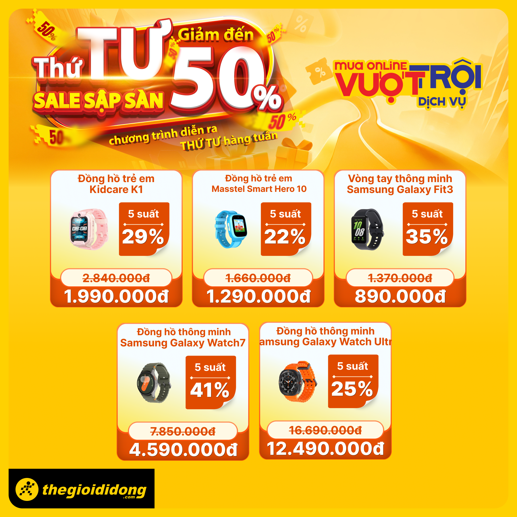 Cực Hot: Mời Đoàn Mình Di Chuyển Vào Trang Tgdđ Săn Deal Thứ 4 – Sale Sập Sàn Tới 50%! Cực Hot: Mời Đoàn Mình Di Chuyển Vào Trang Tgdđ Săn Deal Thứ 4 – Sale Sập Sàn Tới 50%!