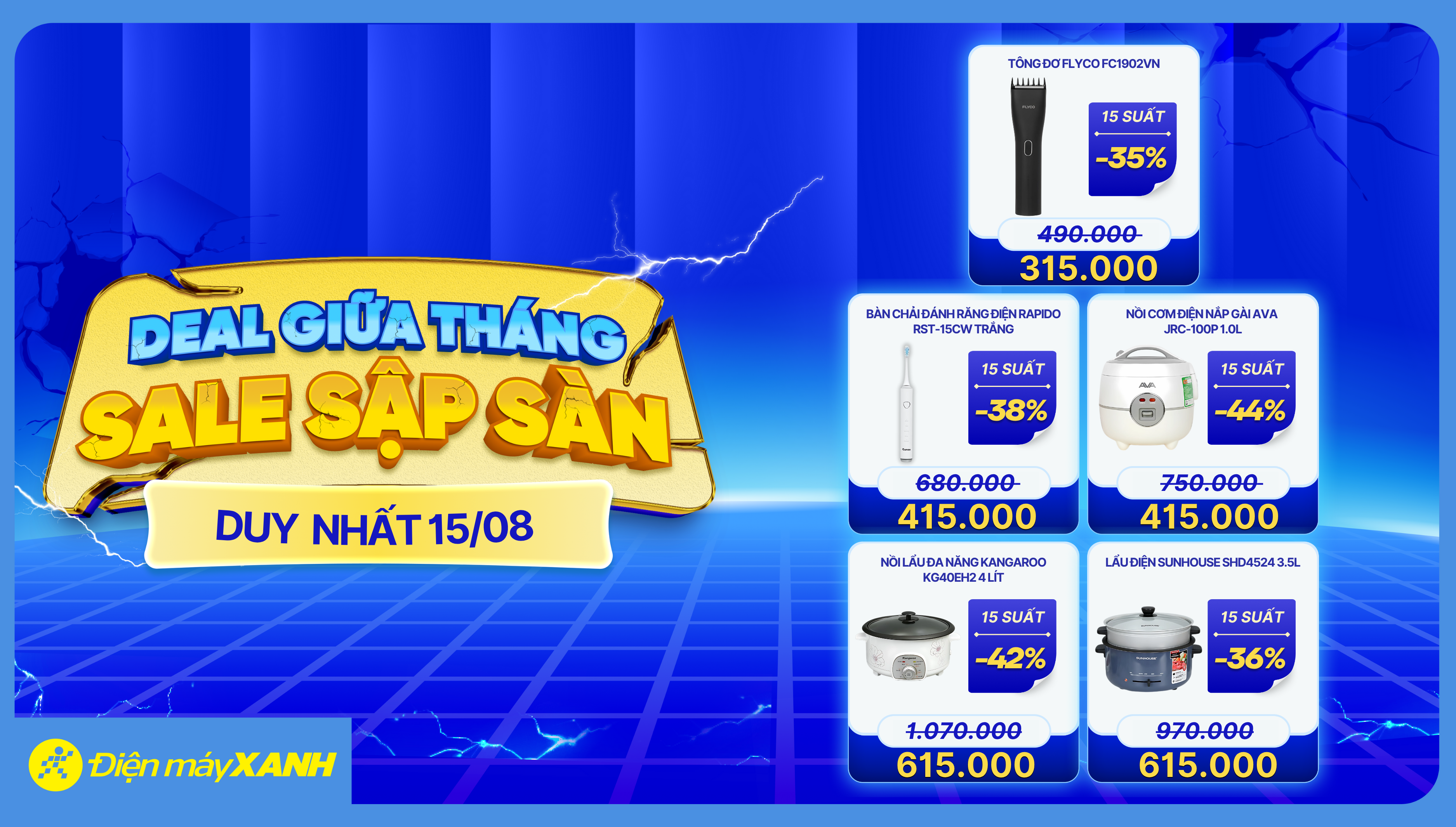 DEAL GIỮA THÁNG - SALE SẬP SÀN - TIỆN ÍCH