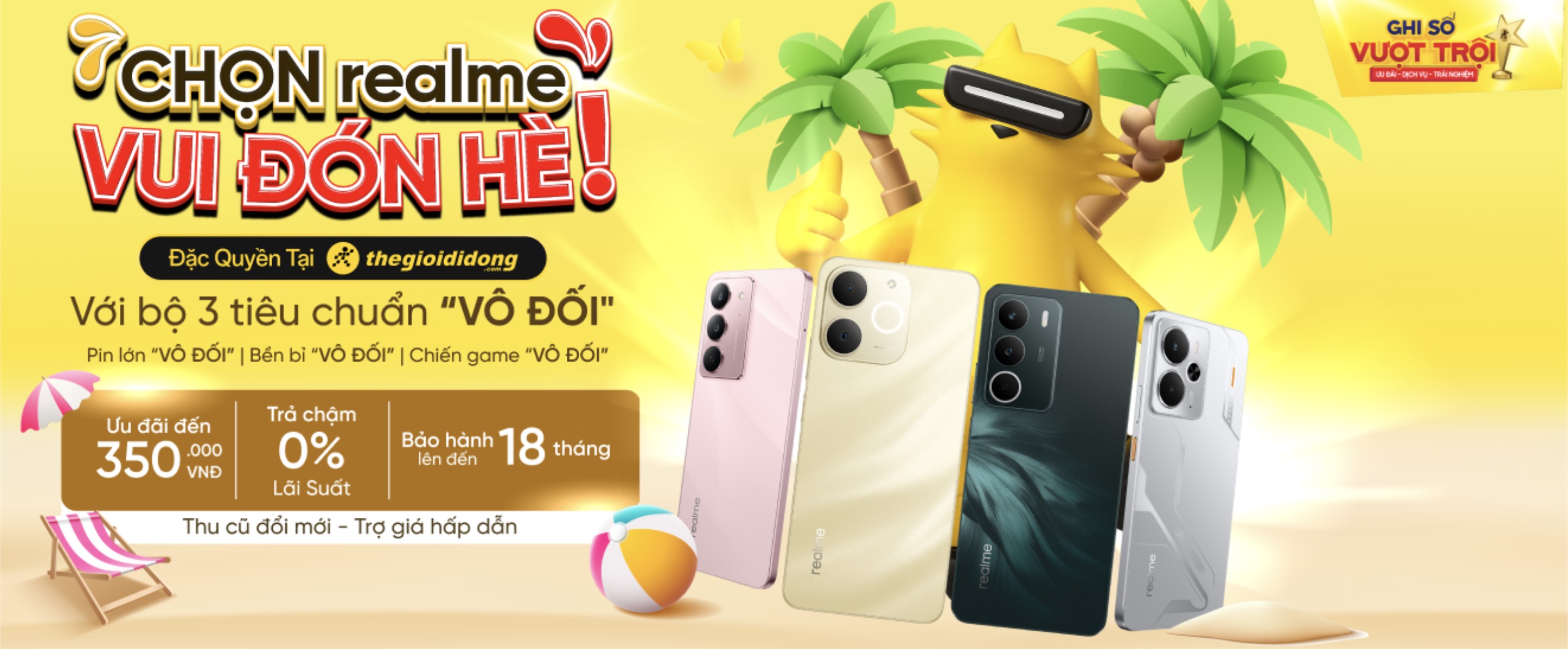 Vui Đón Hè Cùng Realme - Nhận Mã Giảm Lên Đến 500K Mua Điện Thoại Xịn Vui Đón Hè Cùng Realme - Nhận Mã Giảm Lên Đến 500K Mua Điện Thoại Xịn