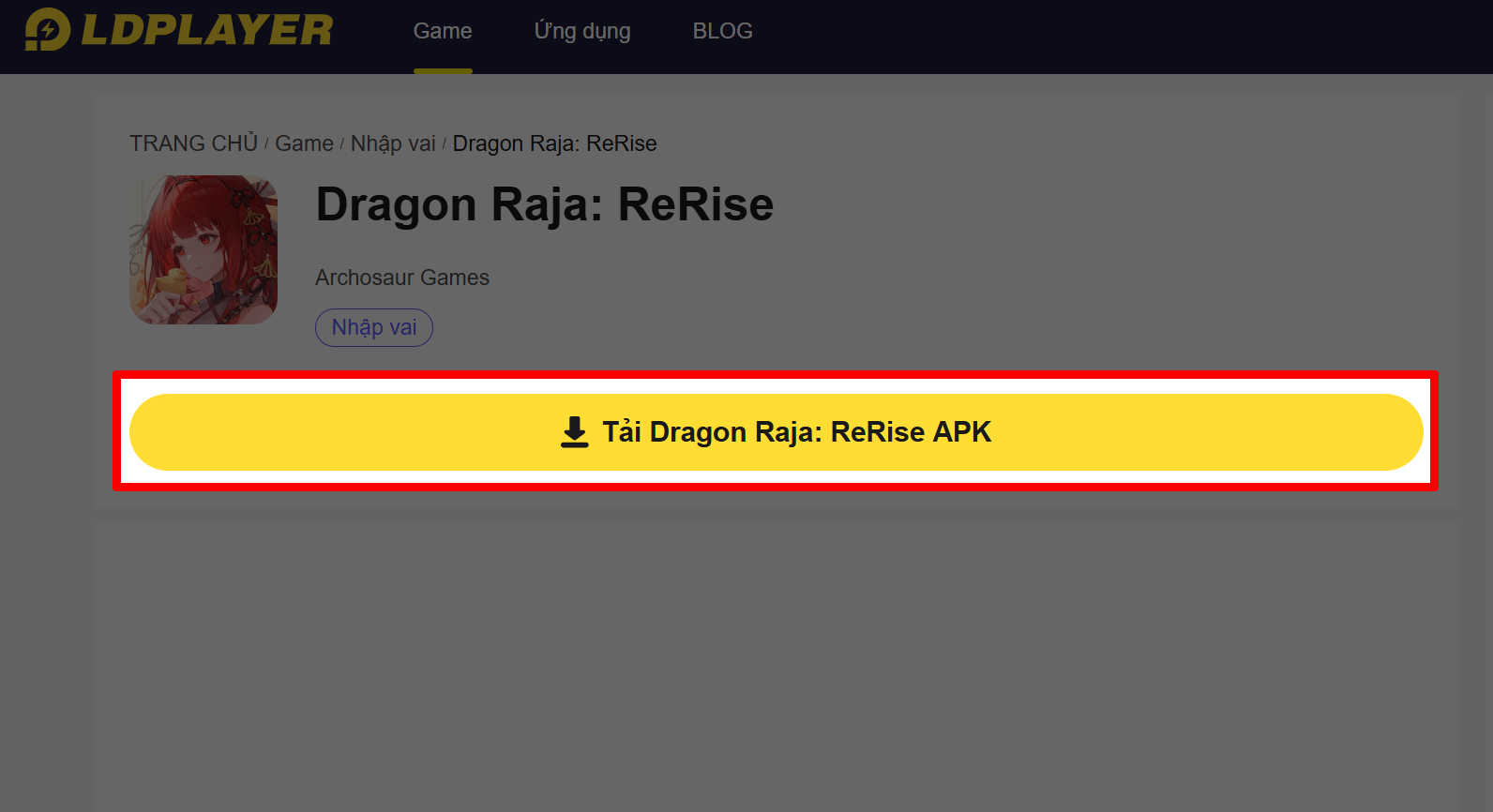 Cách Chơi Dragon Raja Rerise Trên Pc Với Giả Lập Ldplayer Cách Chơi Dragon Raja Rerise Trên Pc Với Giả Lập Ldplayer