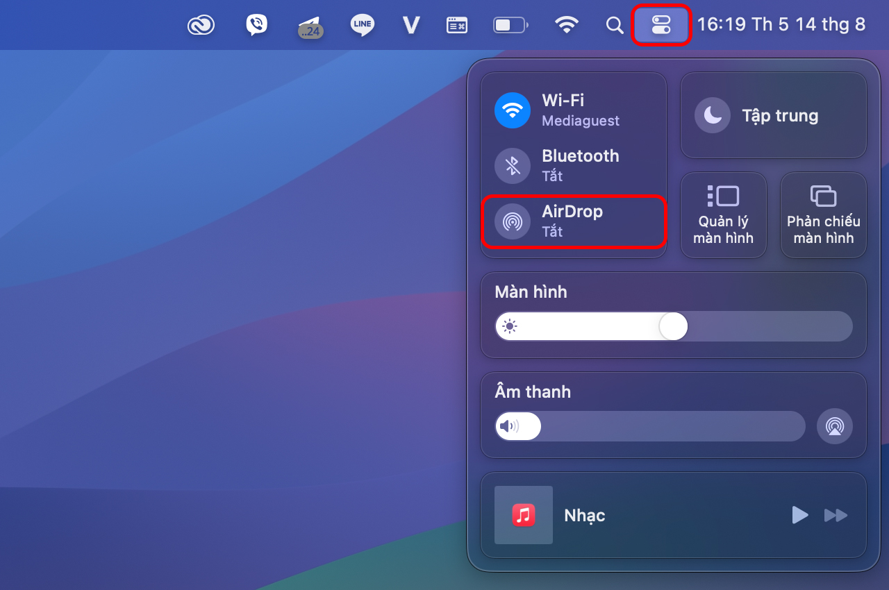 Cách dùng AirDrop