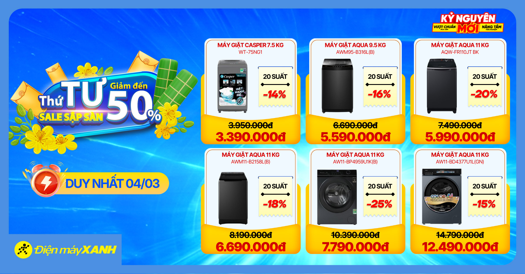 Thứ 4 Sale Sập s&agrave;n - giảm đến 50% 