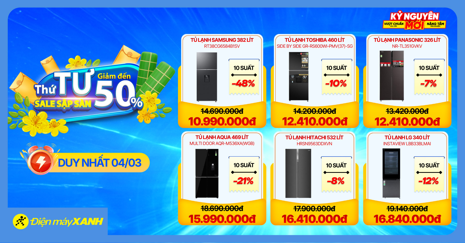 Thứ 4 Sale Sập s&agrave;n - giảm đến 50% 