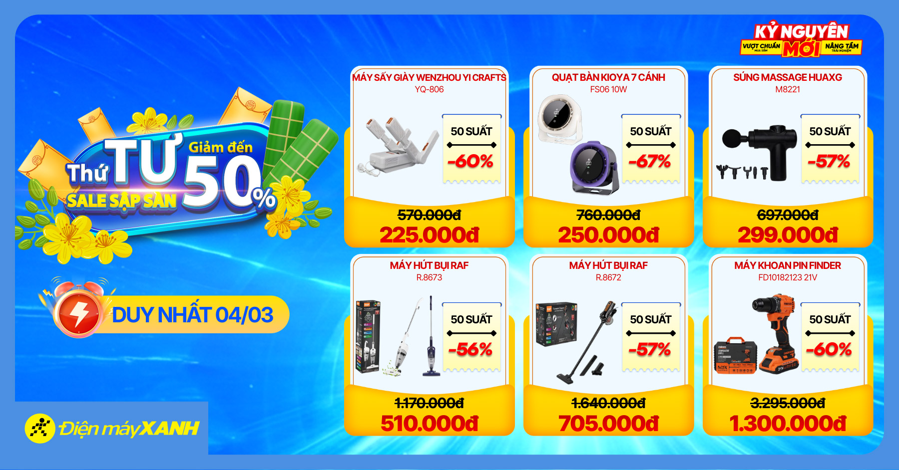 Thứ 4 Sale Sập s&agrave;n - giảm đến 50% 