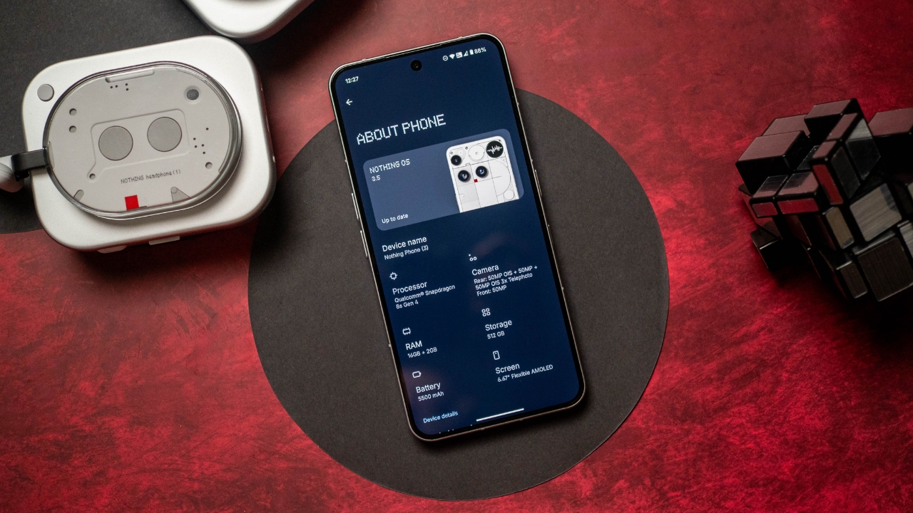Trên Tay Nothing Phone 3: Thiết Kế Độc Đáo, Snapdragon 8S Gen 4, Camera 50 Mp Chụp Đẹp Trên Tay Nothing Phone 3: Thiết Kế Độc Đáo, Snapdragon 8S Gen 4, Camera 50 Mp Chụp Đẹp