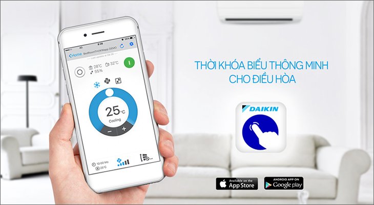 App điều khiển điều hòa Daikin
