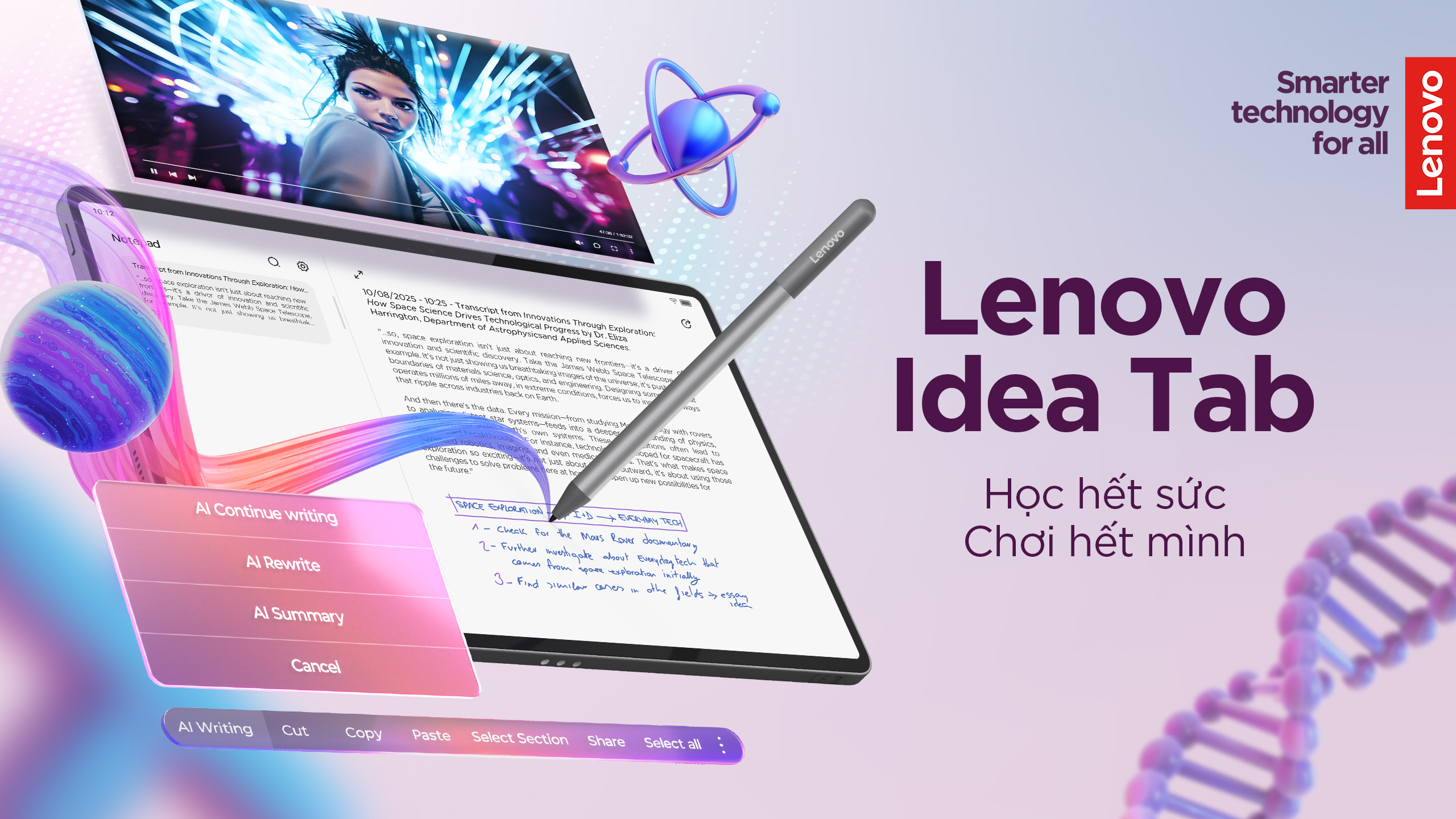 Mở Bán Lenovo Idea Tab Wifi | 5G: Giảm Ngay 200K, Tặng Bao Da Kèm Bút Trị Giá 990K, Trả Chậm 0% Lãi Suất Mở Bán Lenovo Idea Tab Wifi | 5G: Giảm Ngay 200K, Tặng Bao Da Kèm Bút Trị Giá 990K, Trả Chậm 0% Lãi Suất