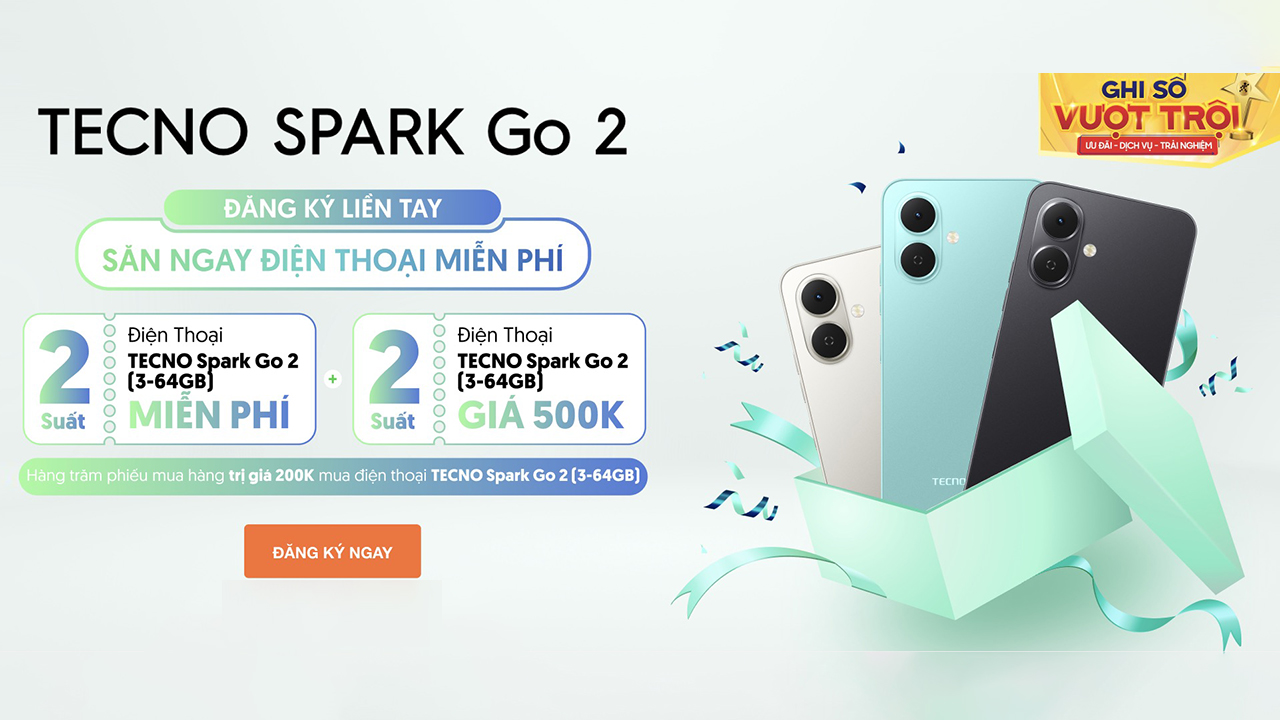 Đăng Ký Nhận Thông Tin, Trúng 2 Điện Thoại Tecno Spark Go 2 Miễn Phí Đăng Ký Nhận Thông Tin, Trúng 2 Điện Thoại Tecno Spark Go 2 Miễn Phí