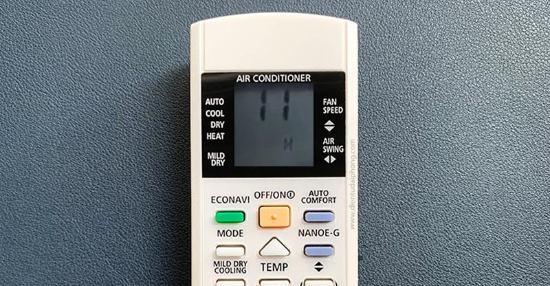 Với lỗi H11, kiểm tra dây tín hiệu và quạt dàn nóng, chỉ thực hiện nếu am hiểu kỹ thuật