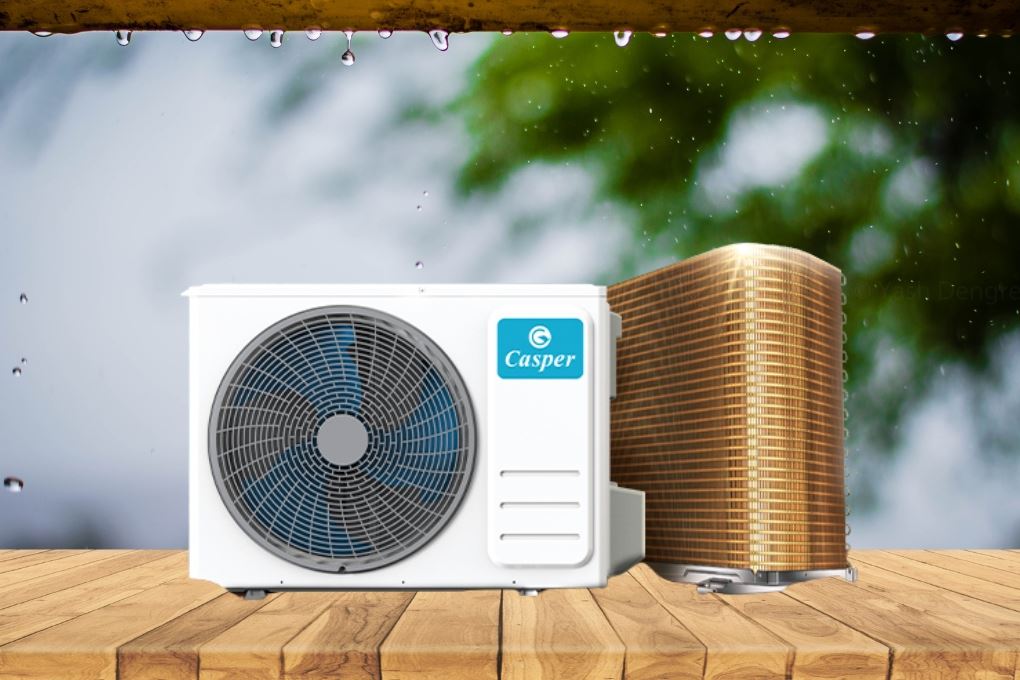 Dàn nóng điều hòa Casper cần được đặt ở nơi thoáng mát để giải nhiệt tốt