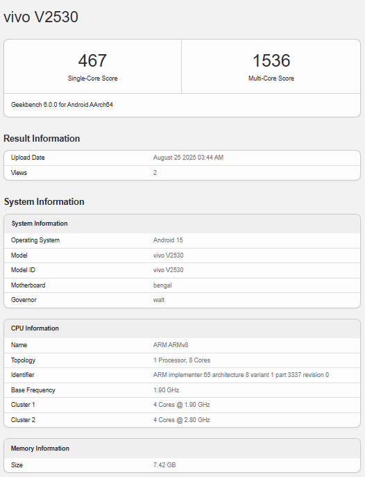 Vivo V60 Lite Vivo V60 Lite