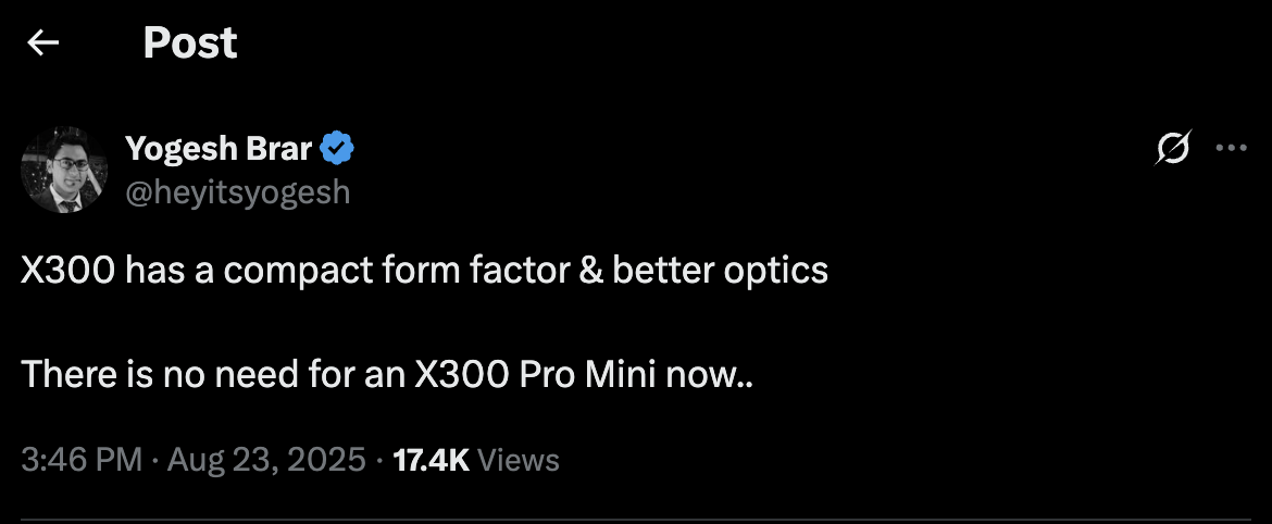 Vivo X300 Vivo X300