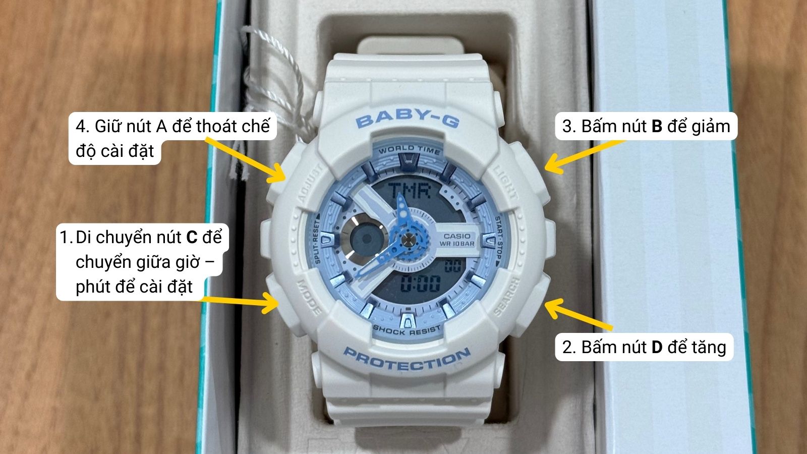 Cách cài đặt giờ đếm ngược Cách cài đặt giờ đếm ngược