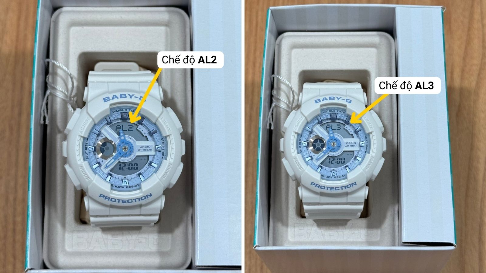 Chế độ báo thức AL2, AL3 Chế độ báo thức AL2, AL3