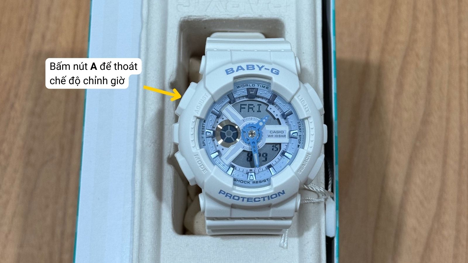 Nhấn nút A để thoát chế độ cài đặt Nhấn nút A để thoát chế độ cài đặt