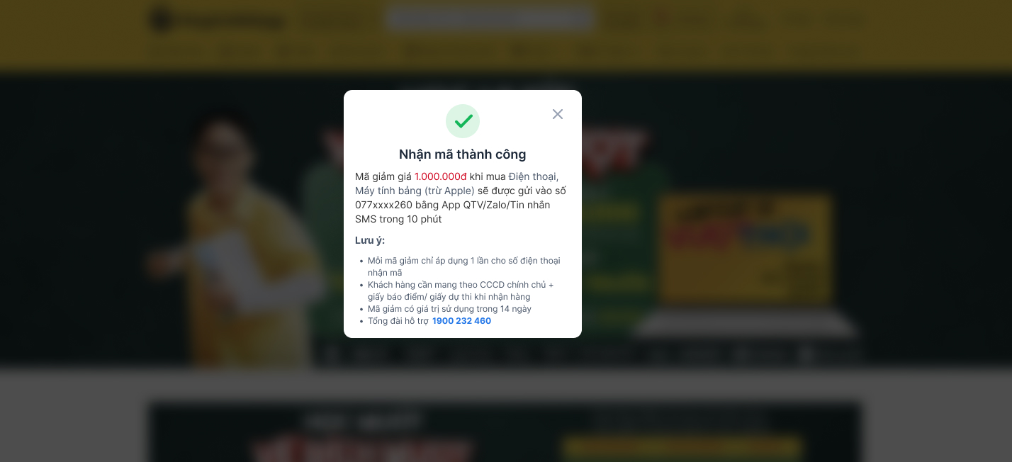 Các Bước Nhận Ưu Đãi Các Bước Nhận Ưu Đãi