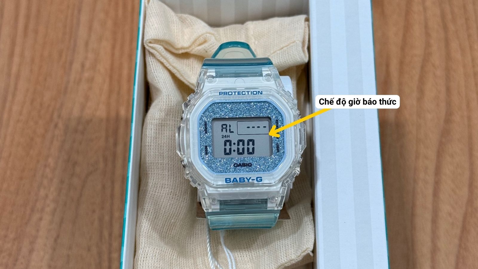 Chế độ giờ b&aacute;o thức c&oacute; k&iacute; hiệu AL