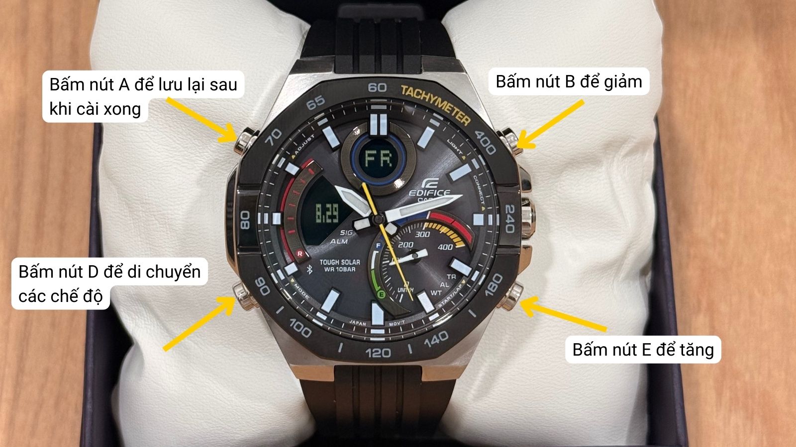 C&aacute;ch chỉnh c&aacute;c th&ocirc;ng số