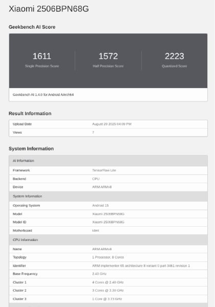 Xiaomi 15T Pro Xiaomi 15T Pro