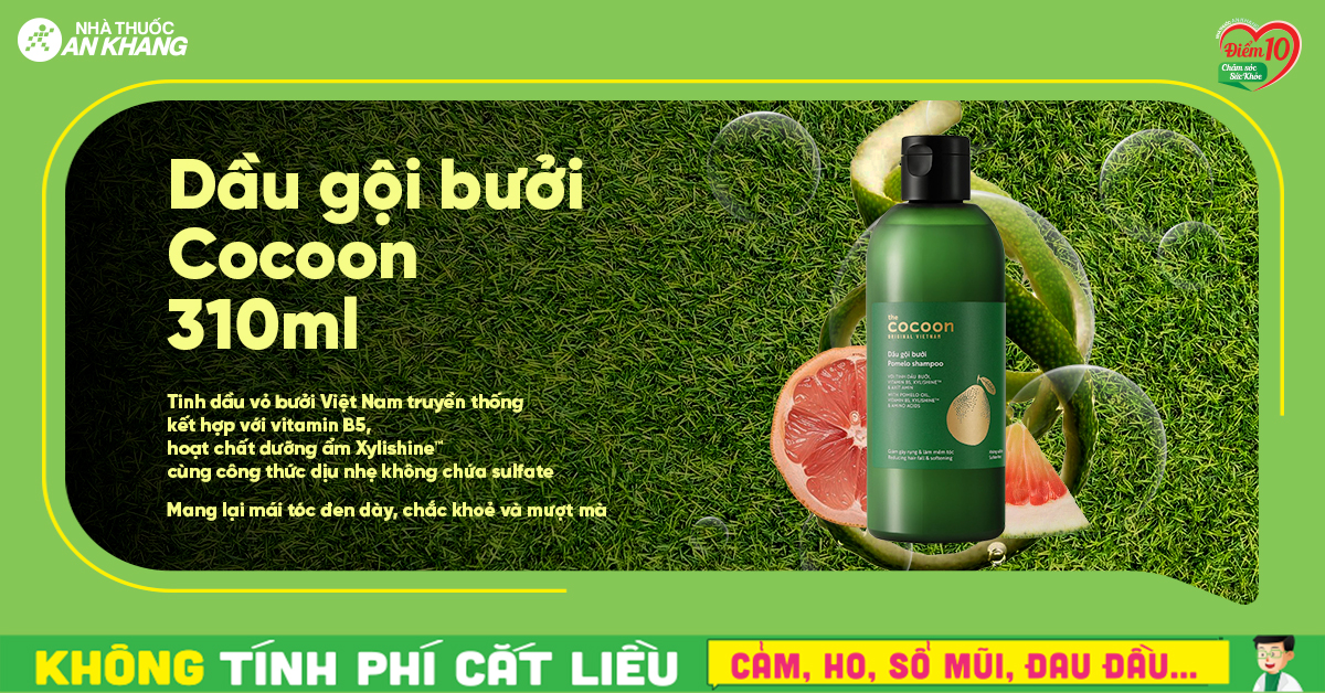 Quà tặng Dầu gội bưởi Cocoon 310ml