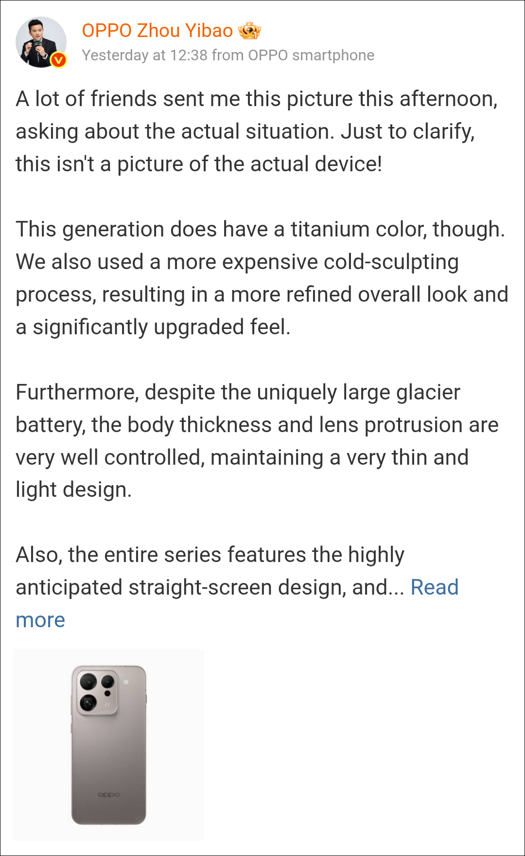 Oppo Find X9 Oppo Find X9
