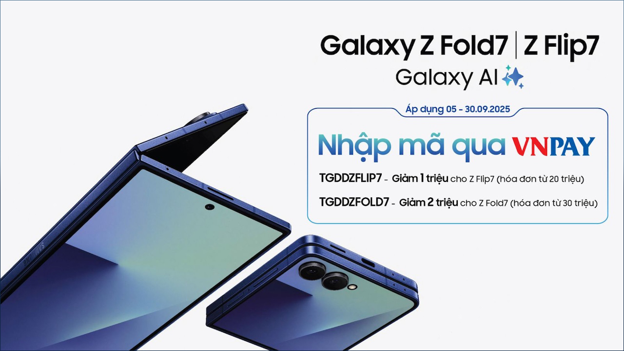 Mua Galaxy Z Flip7 | Galaxy Z Fold7 Tại Thế Giới Di Động | Đmx Giảm Đến 2 Triệu Khi Thanh Toán Qua Vnpay Mua Galaxy Z Flip7 | Galaxy Z Fold7 Tại Thế Giới Di Động | Đmx Giảm Đến 2 Triệu Khi Thanh Toán Qua Vnpay