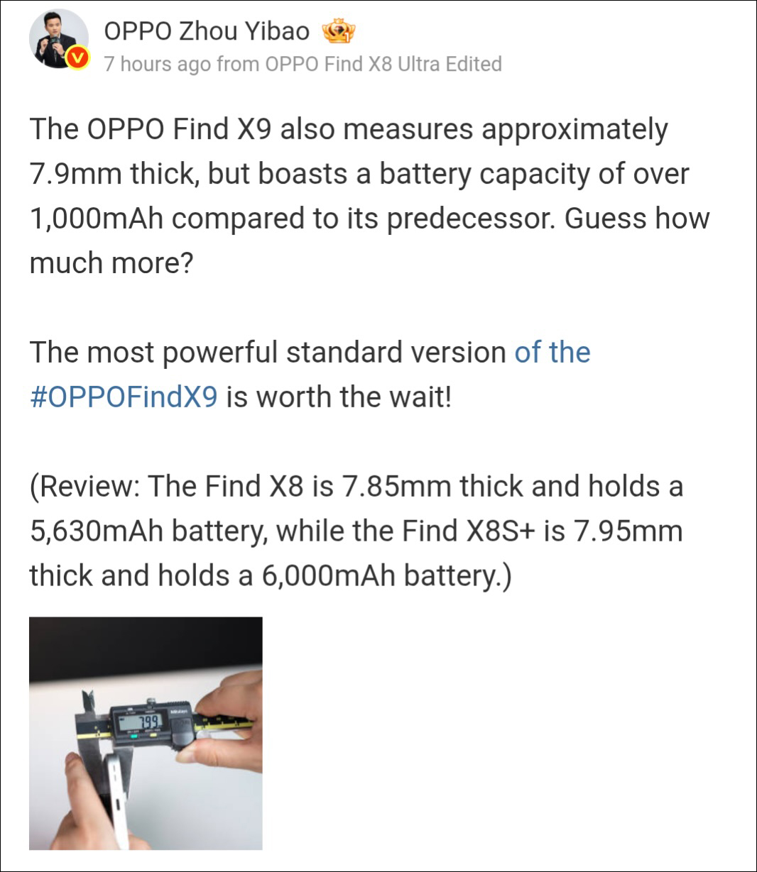 Oppo Find X9 Oppo Find X9
