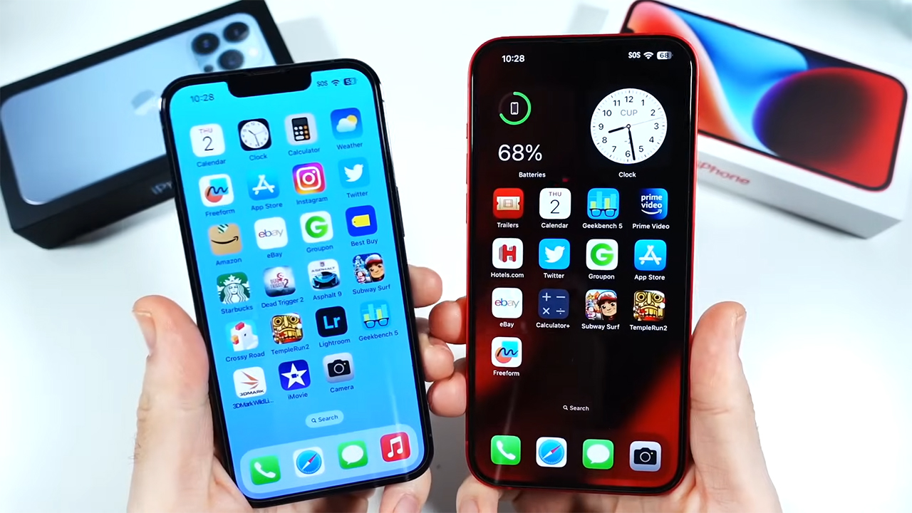 So sánh iPhone 14 Plus và 13 Pro So sánh iPhone 14 Plus và 13 Pro