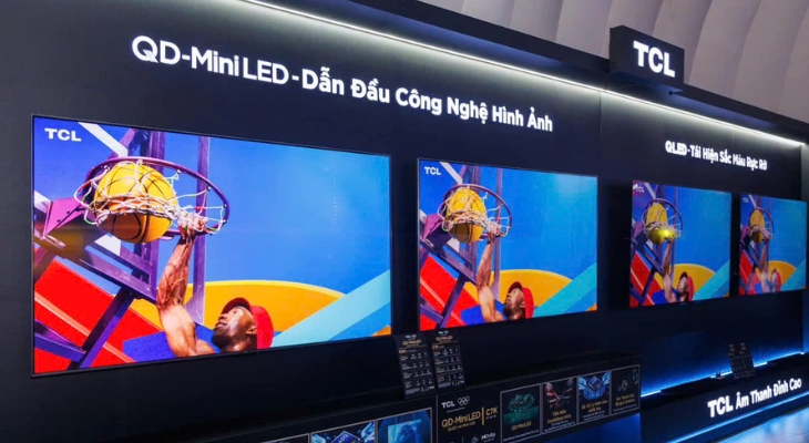 Tivi QD-Mini LED giúp hạn chế hiện tượng lưu ảnh trên tivi