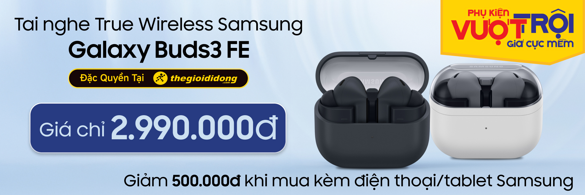 Trên tay Samsung Galaxy Buds3 FE Trên tay Samsung Galaxy Buds3 FE