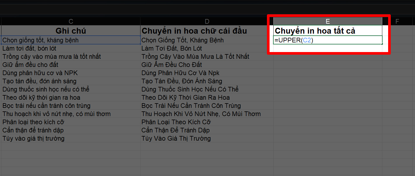 Chuyển Chữ Thường Sang Viết Hoa Tất Cả Chuyển Chữ Thường Sang Viết Hoa Tất Cả