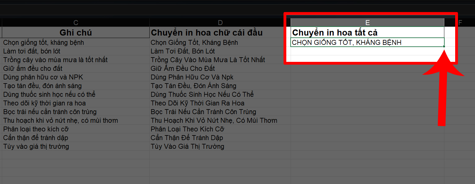 Chuyển Chữ Thường Sang Viết Hoa Tất Cả Chuyển Chữ Thường Sang Viết Hoa Tất Cả