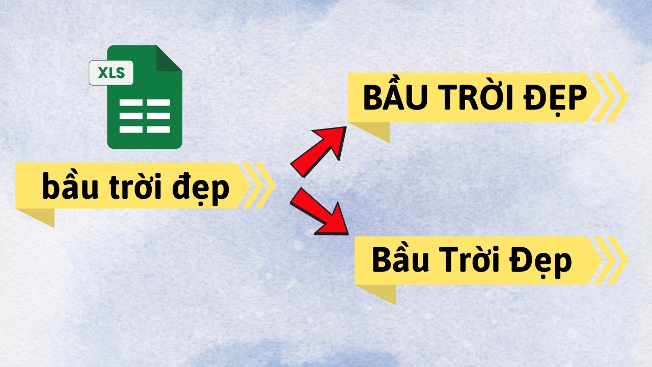 Cách Đổi Chữ Thường Thành Chữ Hoa Trong Excel Cách Đổi Chữ Thường Thành Chữ Hoa Trong Excel
