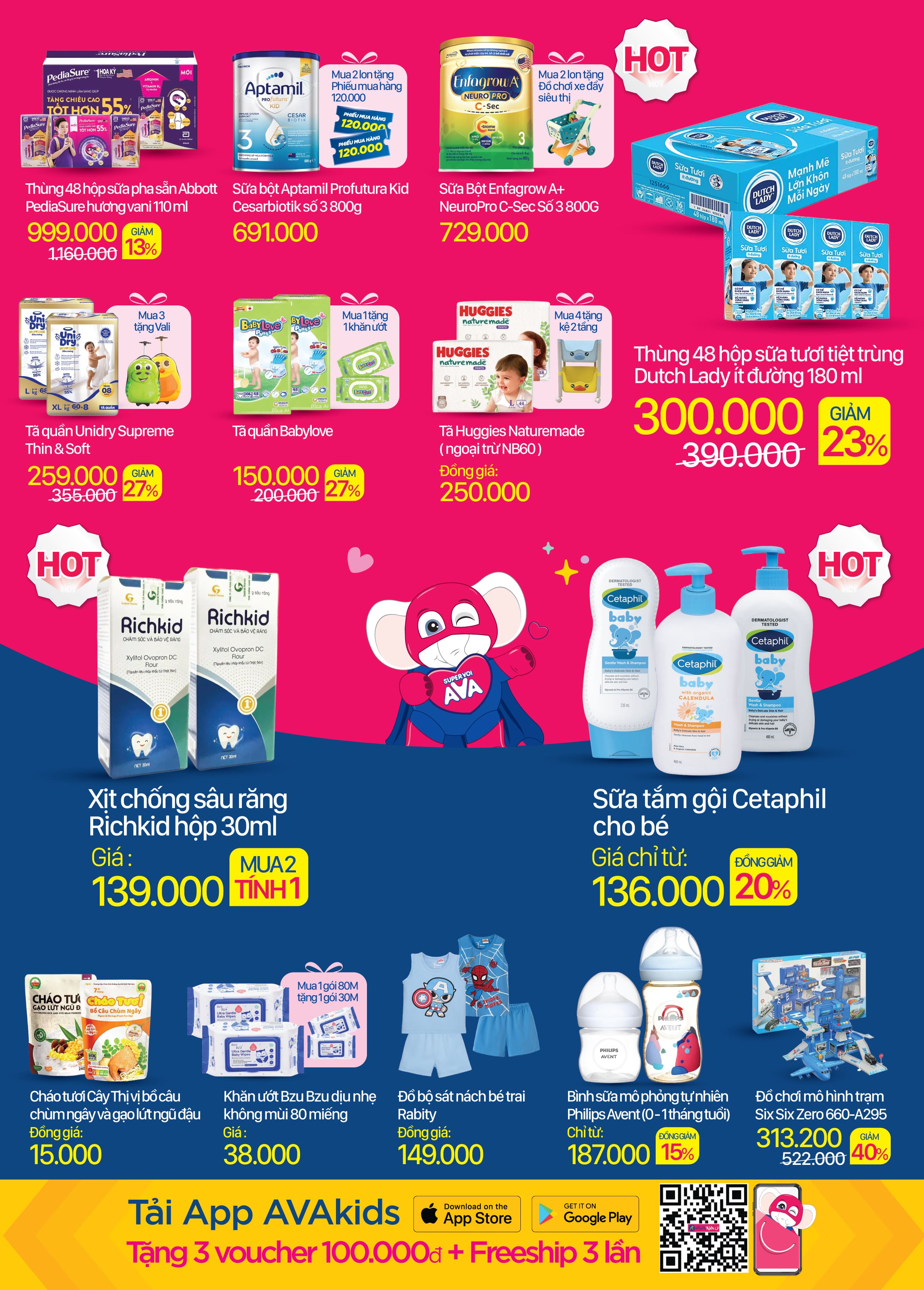 Deal hời cho mẹ và bé